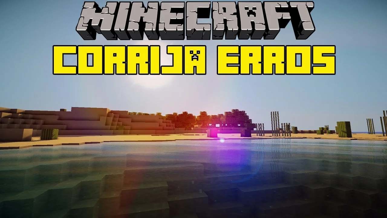 Tutorial de como corrigir erros no Minecraft no Windows