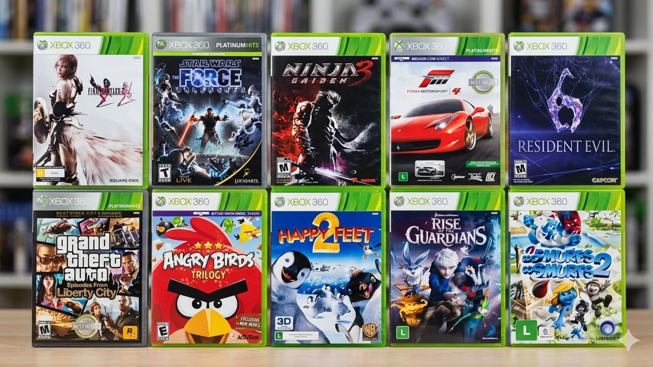 Lista de Jogos para Xbox 360